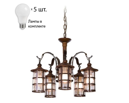 Люстра с лампочками Velante 588-703-05+Lamps