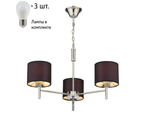 Подвесная люстра с лампочками Velante 291-123-03+Lamps E27 P45