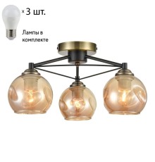 Потолочная люстра с лампочками Velante 769-527-03+Lamps E27 P45