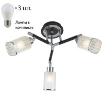 Потолочная люстра с лампочками Velante 712-107-03+Lamps E27 P45