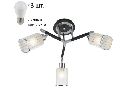 Потолочная люстра с лампочками Velante 712-107-03+Lamps E27 P45