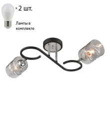 Потолочная люстра с лампочками Velante 235-107-02+Lamps E27 P45