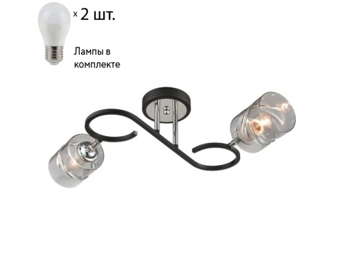 Потолочная люстра с лампочками Velante 235-107-02+Lamps E27 P45