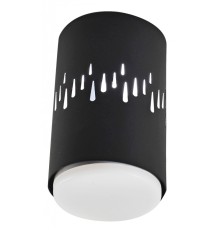 Накладной светильник с LED подсветкой Эра OL11 LD GX53 BK (Б0050270)