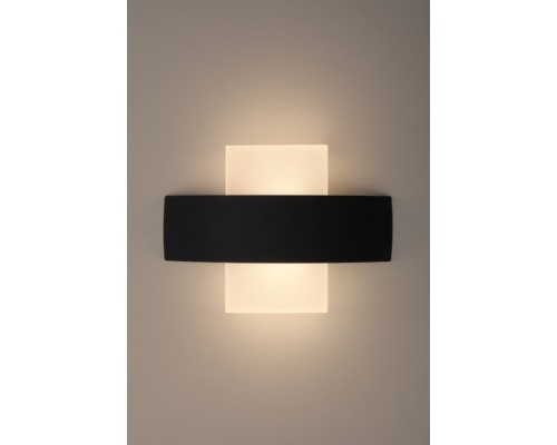 Настенный светодиодный светильник Эра Design WL7 WH+BK (Б0034605)