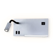 Настенный светодиодный светильник с полкой и USB разъемом Ambrella light Wall FW292 (00-00002977)