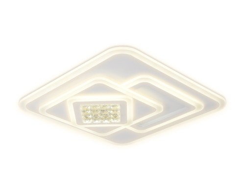 Потолочная светодиодная люстра с пультом д/у Ambrella light Acrylica FA255