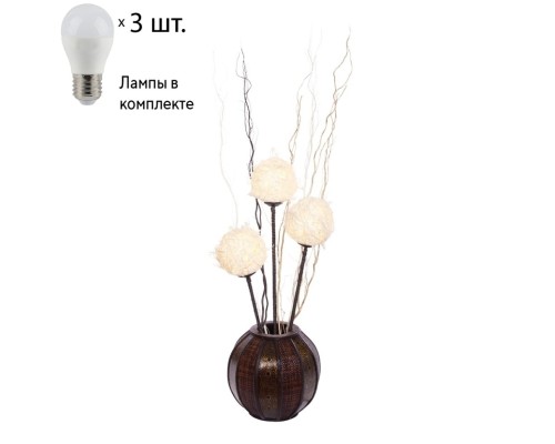 Настольная лампа с лампочками Velante 579-714-03+Lamps E27 P45