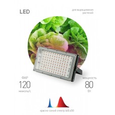 Прожектор светодиодный для растений ЭРА 50W 1310K Fito-80W-RB-Led-Y Б0053082