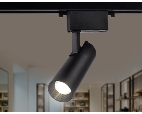 Однофазный LED светильник 10W 4200К для трека Ambrella light Track System GL5858 BK