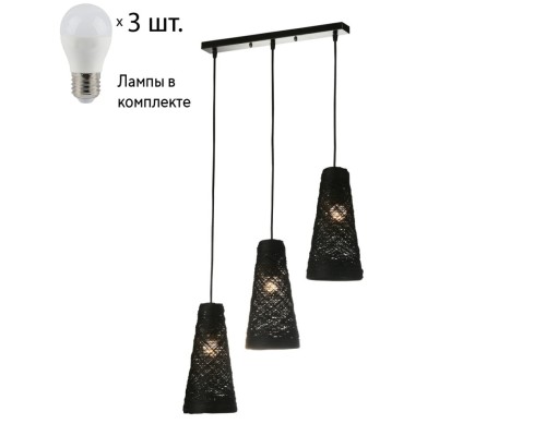 Подвесной светильник с лампочками Velante 567-726-03+Lamps E27 P45