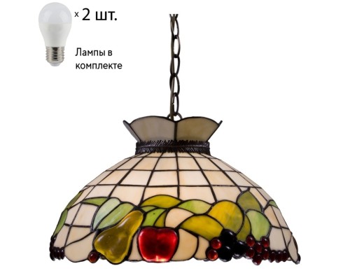 Подвесной светильник с лампочками Velante 850-806-02+Lamps E27 P45