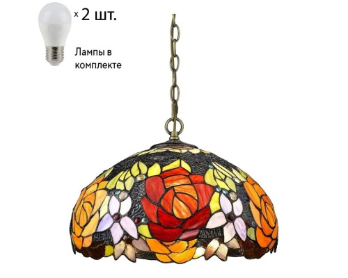 Подвесной светильник с лампочками Velante 828-806-02+Lamps E27 P45