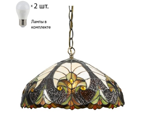 Подвесной светильник с лампочками Velante 815-806-02+Lamps E27 P45