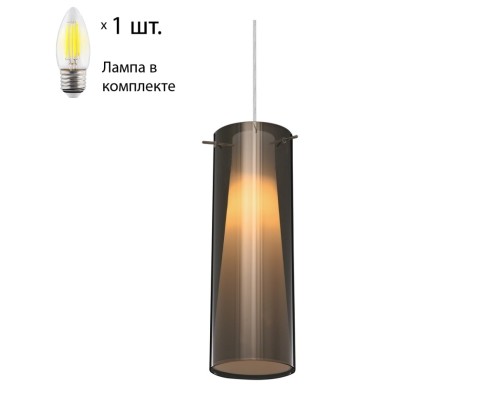 Подвесной светильник с лампочкой Velante 229-106-01+Lamps E27 Свеча