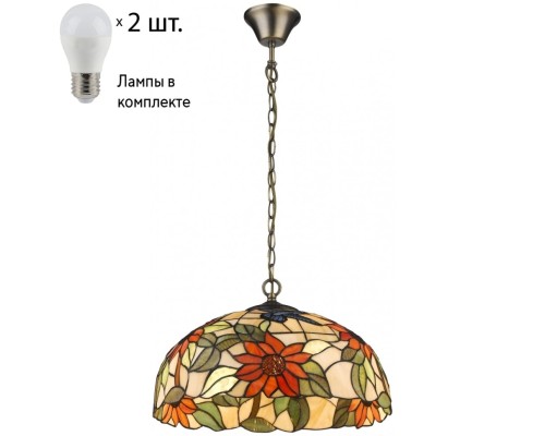 Подвесной светильник с лампочками Velante 817-806-02+Lamps E27 P45