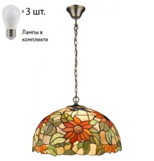 Подвесной светильник с лампочками Velante 817-806-03+Lamps E27 P45