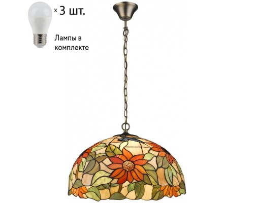 Подвесной светильник с лампочками Velante 817-806-03+Lamps E27 P45