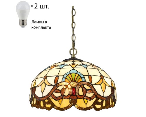 Подвесной светильник с лампочками Velante 830-806-02+Lamps E27 P45