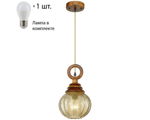 Подвесной светильник с лампочкой Velante 545-706-01+Lamps E27 P45