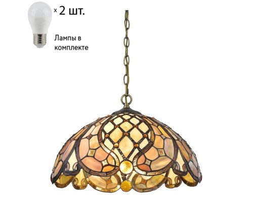 Подвесной светильник с лампочками Velante 865-806-02+Lamps E27 P45