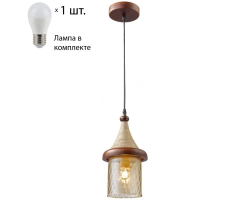 Подвесной светильник с лампочкой Velante 564-706-01+Lamps E27 P45