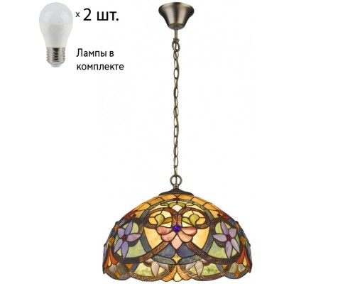 Подвесной светильник с лампочками Velante 818-806-02+Lamps E27 P45