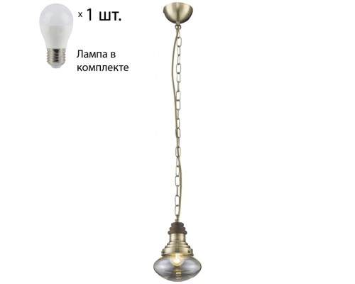 Подвесной светильник с лампочкой Velante 306-503-01+Lamps E27 P45