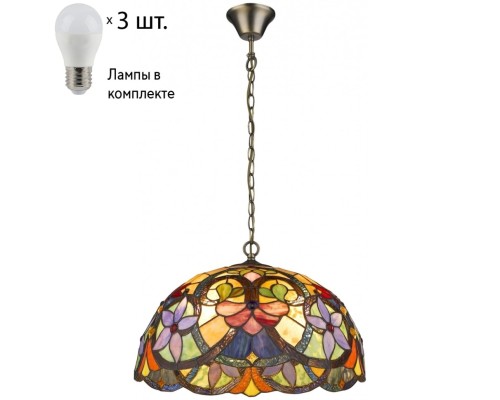 Подвесной светильник с лампочками Velante 818-806-03+Lamps E27 P45