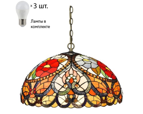 Подвесной светильник с лампочками Velante 827-806-03+Lamps E27 P45