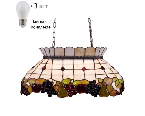 Подвесной светильник с лампочками Velante 850-803-03+Lamps E27 P45