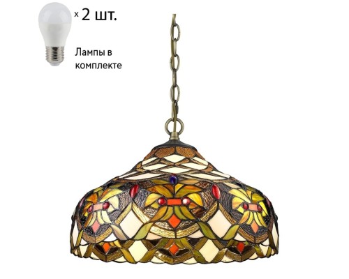 Подвесной светильник с лампочками Velante 831-806-02+Lamps E27 P45