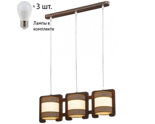 Подвесной светильник с лампочками Velante 523-726-03+Lamps E27 P45