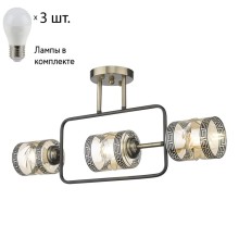 Потолочный светильник с лампочками Velante 215-507-03+Lamps E27 P45