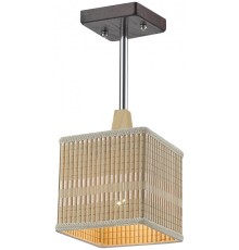 Подвесной светильник Velante 266-127-01 коричневый, хром