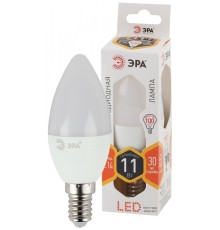 LED B35-11W-827-E14 ЭРА (диод, свеча, 11Вт, тепл, E14) (10/100/3500)