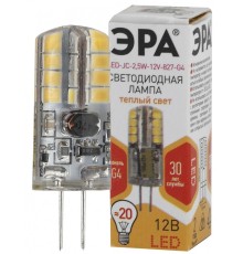 LED JC-2,5W-12V-827-G4 ЭРА (диод, капсула, 2,5Вт, тепл, G4) (100/1000/36000)