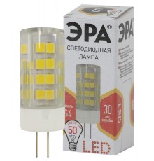 LED JC-5W-220V-CER-827-G4 ЭРА (диод, капсула, 5Вт, тепл, G4) (100/1000/30000)