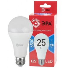 Лампа светодиодная ЭРА E27 25W 6500K матовая LED A65-25W-865-E27 R Б0048011