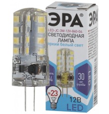 LED JC-3W-12V-840-G4 ЭРА (диод, капсула, 3Вт, нейтр, G4) (100/1000/24000)