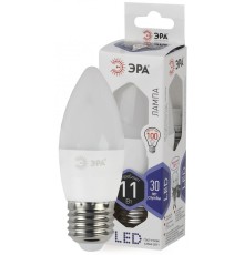 LED B35-11W-860-E27 ЭРА (диод, свеча, 11Вт, хол, E27) (10/100/3500)