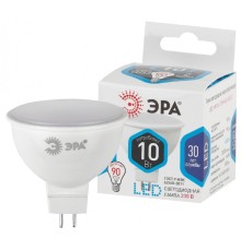 LED MR16-10W-840-GU5.3 ЭРА (диод, софит, 10Вт, нейтр, GU5.3) (10/100/4000)