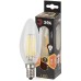 F-LED B35-7W-827-E14 ЭРА (филамент, свеча, 7Вт, тепл, E14) (10/100/2800)
