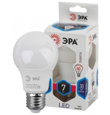 LED A60-7W-840-E27 ЭРА (диод, груша, 7Вт, нейтр, E27) (10/100/1200)