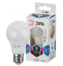 LED A60-9W-840-E27 ЭРА (диод, груша, 9Вт, нейтр, E27) (10/100/1200)