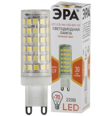 LED JCD-9W-CER-827-G9 ЭРА (диод, капсула, 9Вт, тепл, G9) (100/500/15000)