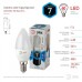 Светодиодная лампа E14 7W 4000К (белый) Эра LED B35-7W-840-E14 (Б0020539)