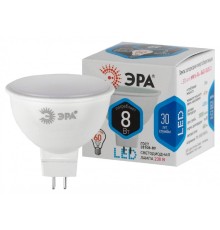 LED MR16-8W-840-GU5.3 ЭРА (диод, софит, 8Вт, нейтр, GU5.3), (10/100/4000)