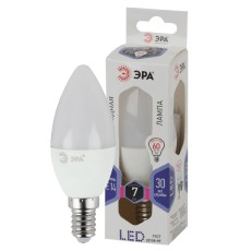 LED B35-7W-860-E14 ЭРА (диод, свеча, 7Вт, хол, E14) (10/100/3500)