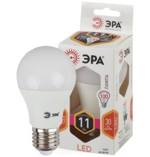 LED A60-11W-827-E27 ЭРА (диод, груша, 11Вт, тепл, E27) (10/100/1200)